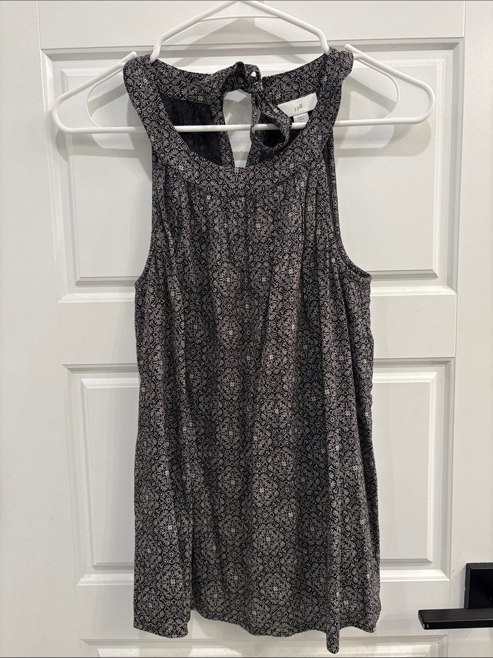 J Jill Black Halter Top